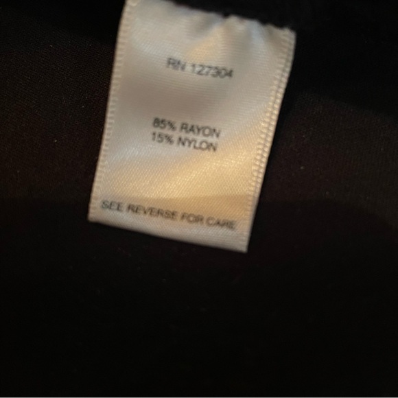 John Mark Black with White Dots Tunic Top XL - Picture 7 of 14